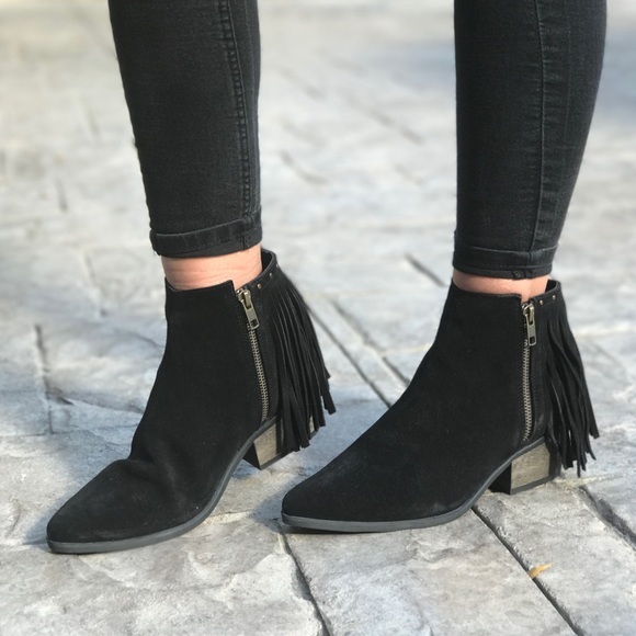 Fringe Ankle Boots & Booties